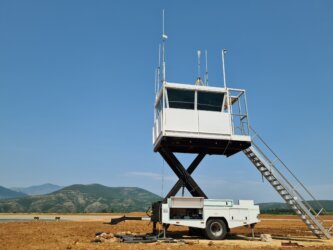 Compact Tow Bar Trailer Mounted Elevating VCR