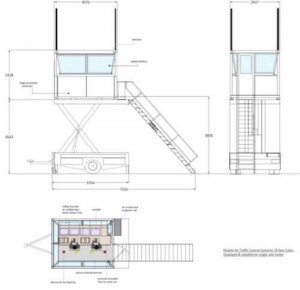 Compact Tow Bar Trailer Mounted Elevating VCR