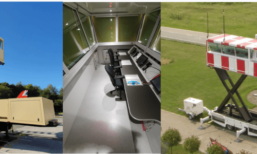 Mobile and Modular Air Traffic Control Towers